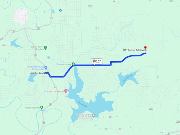 SOLD- Double Lot Land for Sale in Arkansas Near Lake
