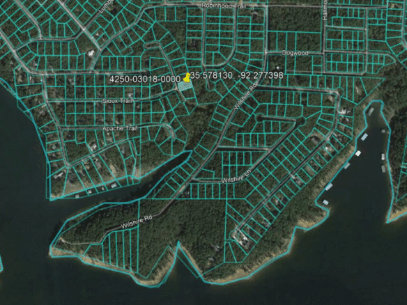 SOLD – 0.27-Acre Treed lot & Lake Views in Arkansas Land for Sale