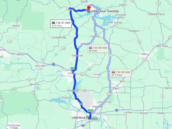 0.28 Acres cheap land for sale in Arkansas with Mountain View