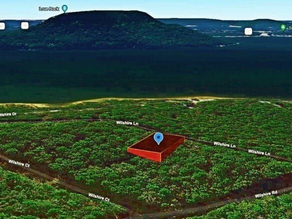 SOLD – 0.24-Acre Treed, Lake and Mountain view Arkansas Land for Sale