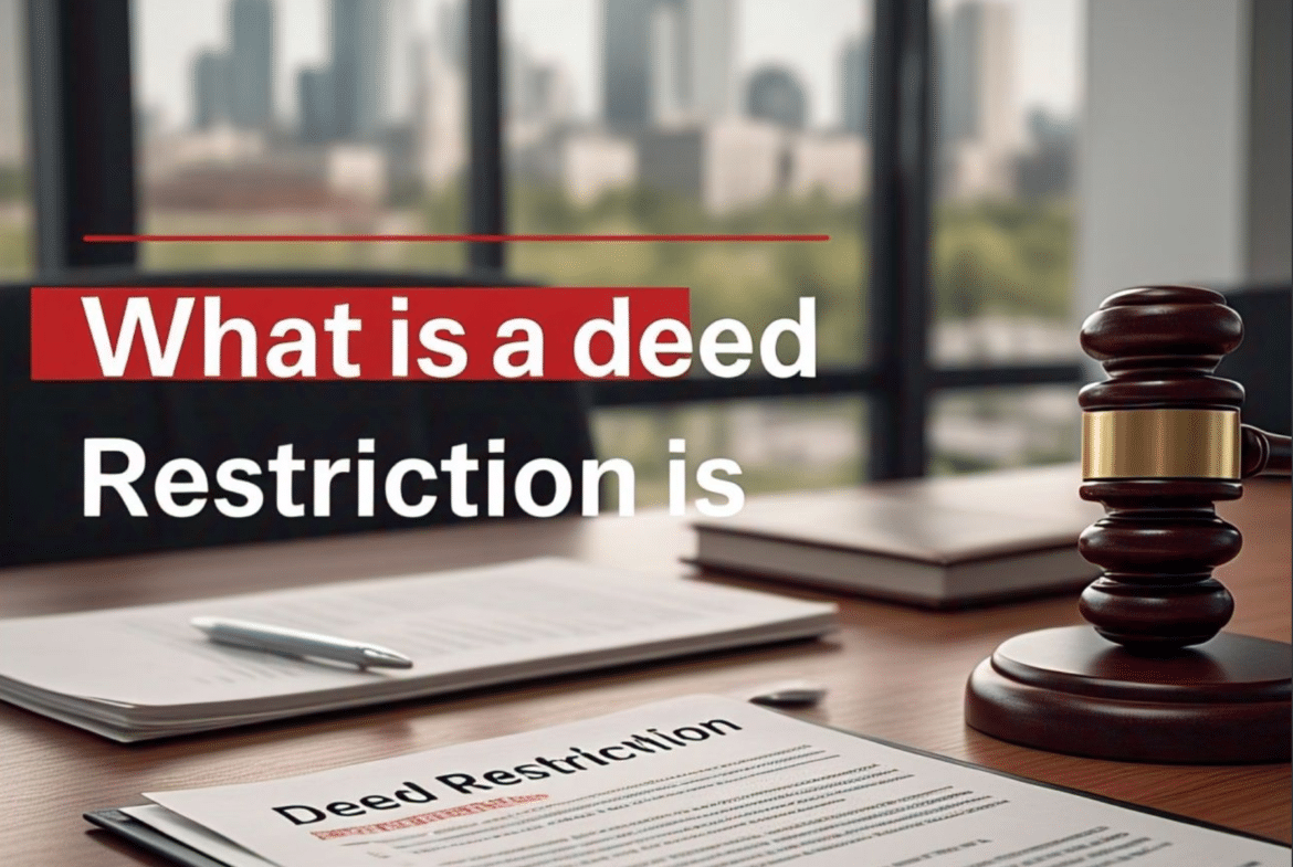 What is a deed Restriction is real estate