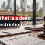 What is a deed Restriction is real estate