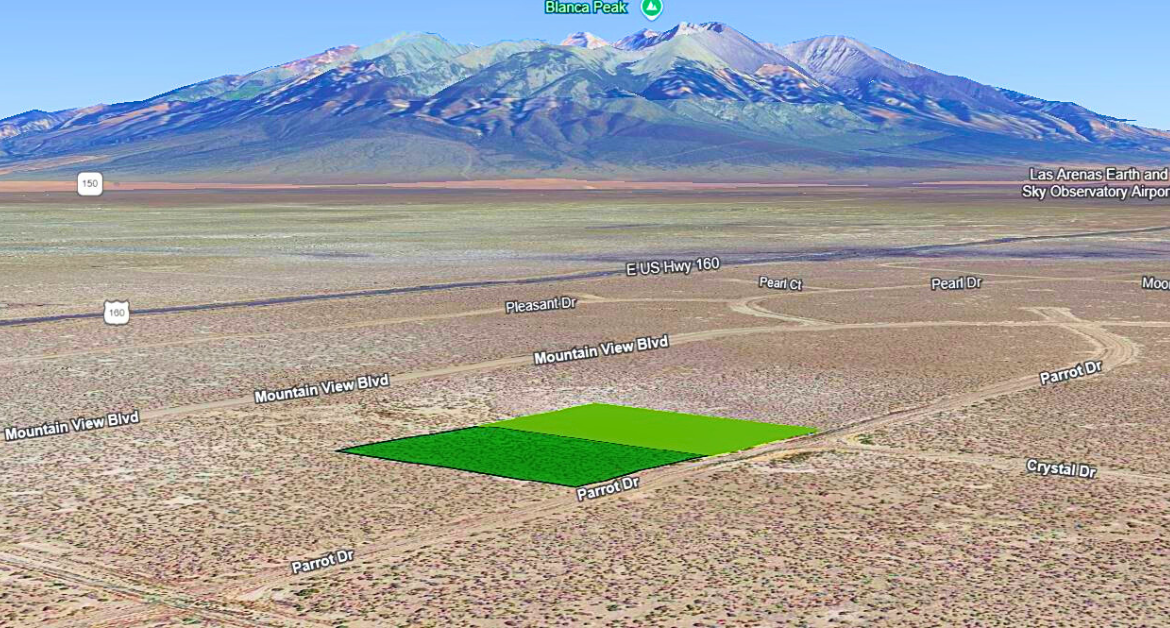 2.58 Acres Land for Sale in Alamosa, Colorado​