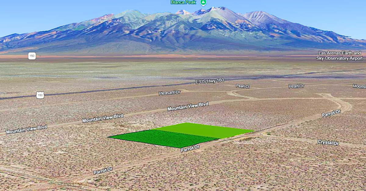 2.58 Acres Land for Sale in Alamosa, Colorado​