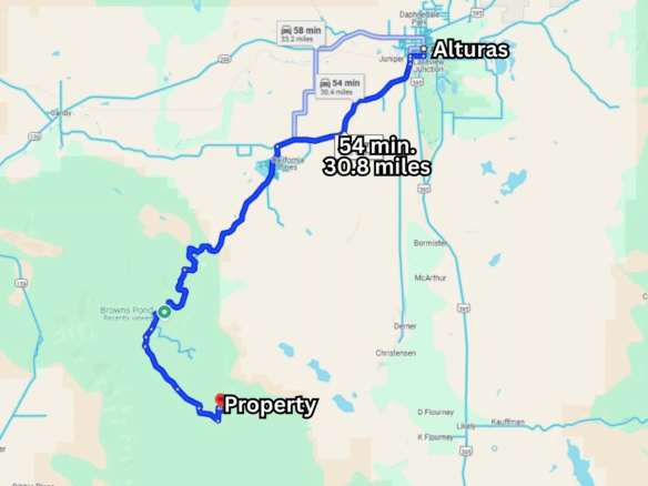 1.84-Acre Wooded Lot for Sale in Alturas, CA