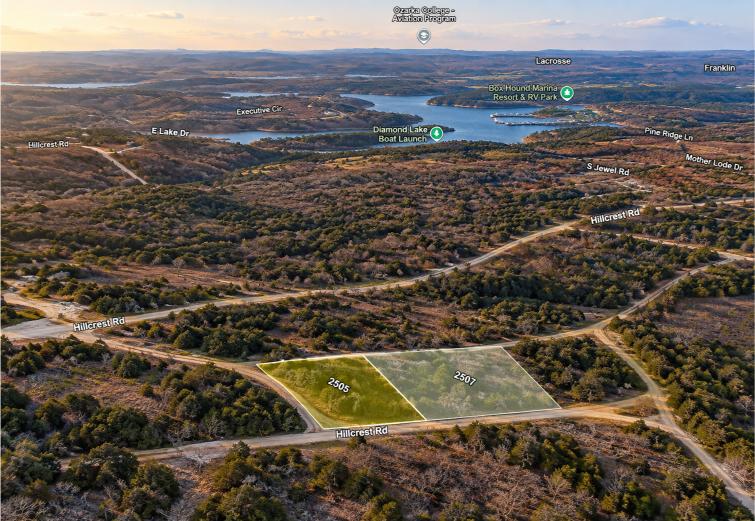 Prime Double lot Land for Sale in Arkansas Near the Lake