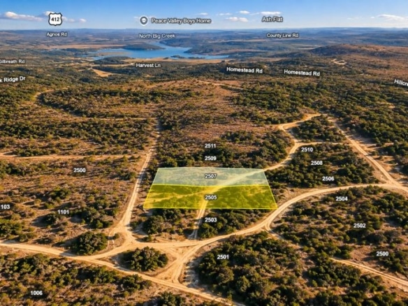 Prime Double lot Land for Sale in Arkansas Near the Lake