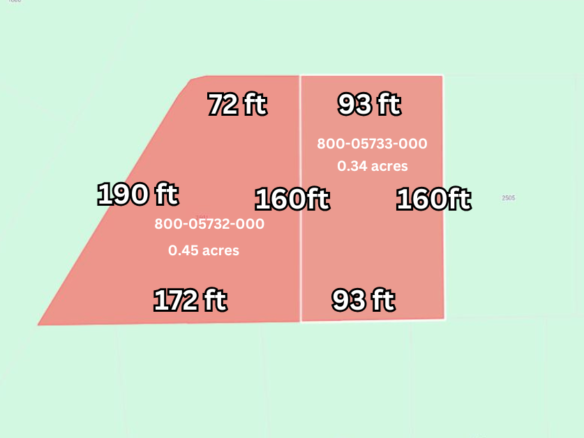 Double Lot Land for Sale in Arkansas Near Lake