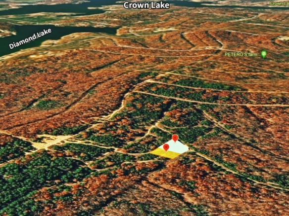 Double Lot Land for Sale in Arkansas Near Lake