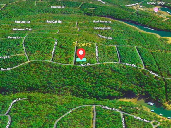 Privacy, Serenity, and Lake Views: 0.27 Acres Lot Ideal to Build/Retreat
