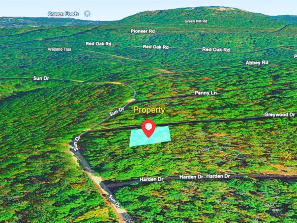 Privacy, Serenity, and Lake Views: 0.27 Acres Lot Ideal to Build/Retreat