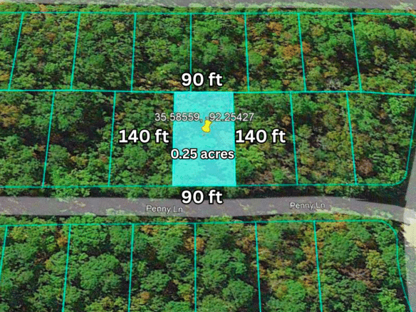0.25 Acres Mountain View Land for Sale Fairfield Bay, AR