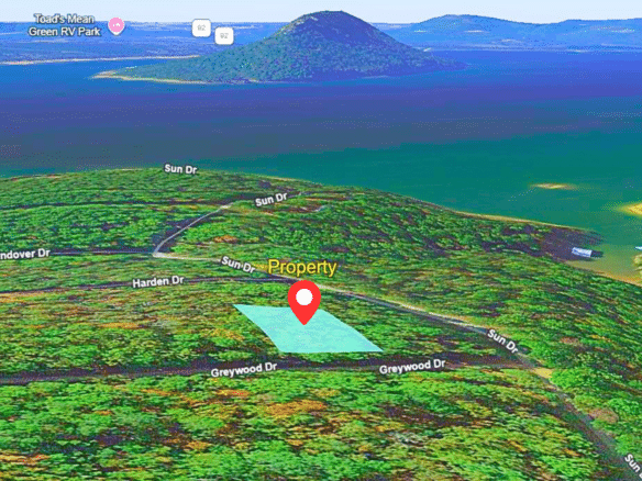 Privacy, Serenity, and Lake Views: 0.27 Acres Lot Ideal to Build/Retreat