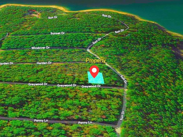Privacy, Serenity, and Lake Views: 0.27 Acres Lot Ideal to Build/Retreat