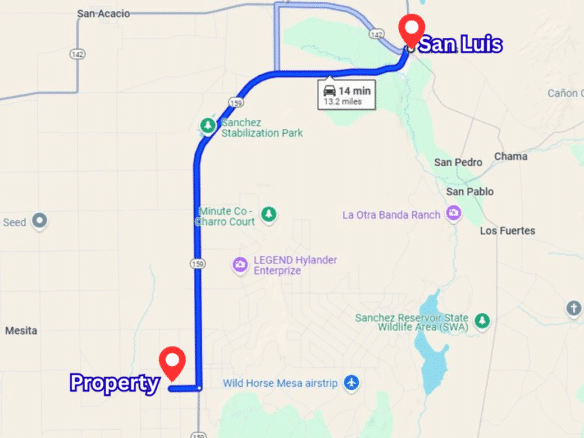 Peaceful 8.77 Acres for Sale in San Luis, CO – Perfect Weekend Getaway