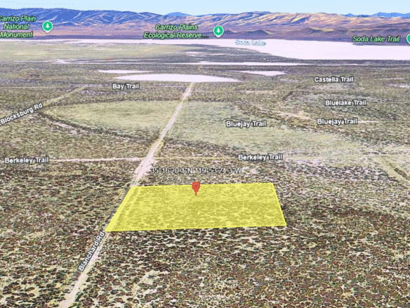 2.5 Acres Land to Build or Homestead, Santa Margarita, CA 93453