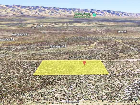 2.5 Acres Land to Build or Homestead, Santa Margarita, CA 93453