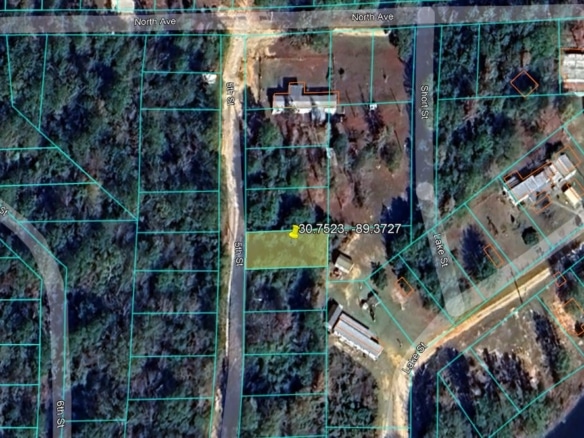 SOLD- 0.11 Acre to Build or Invest Near Wolf River, Poplarville, MS 93453