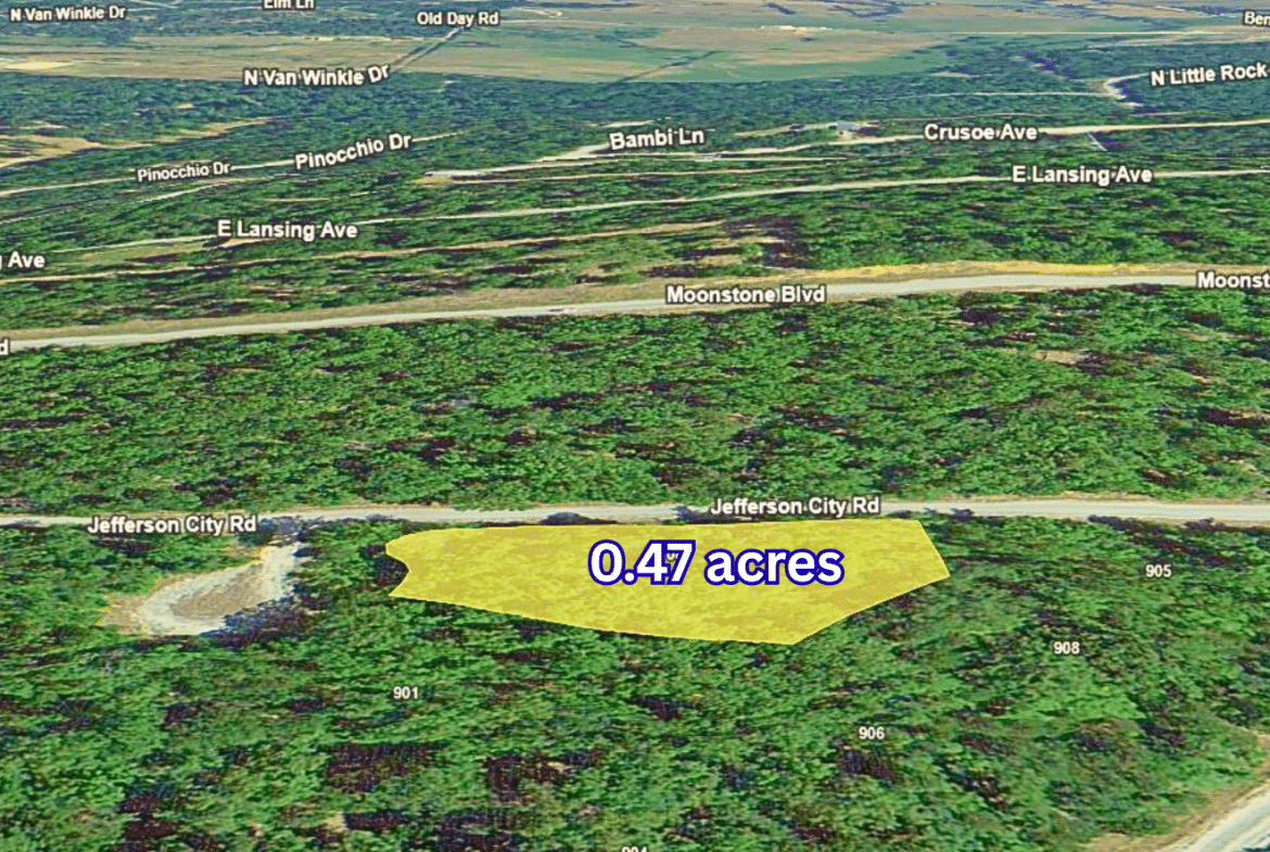 Wooded 0.47 Acre Near Crown Lake – Horseshoe Bend, AR! $145/Month!