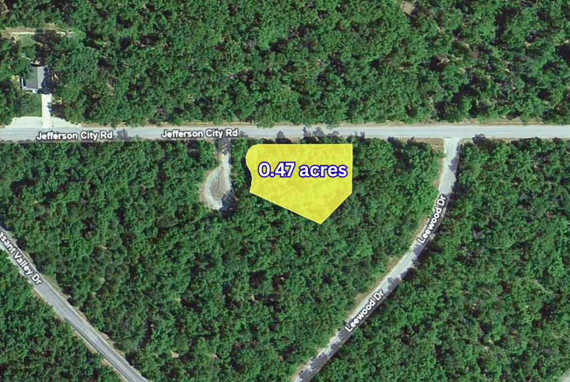 Wooded 0.47 Acre Near Crown Lake – Horseshoe Bend, AR! $145/Month!