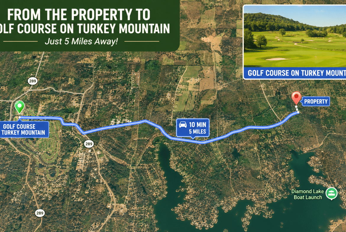 1.05 Acre Land for Sale in Arkansas Near to Lake