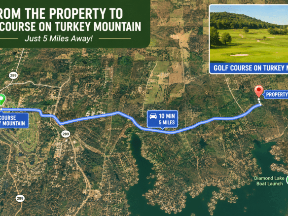 1.05 Acre Land for Sale in Arkansas Near to Lake