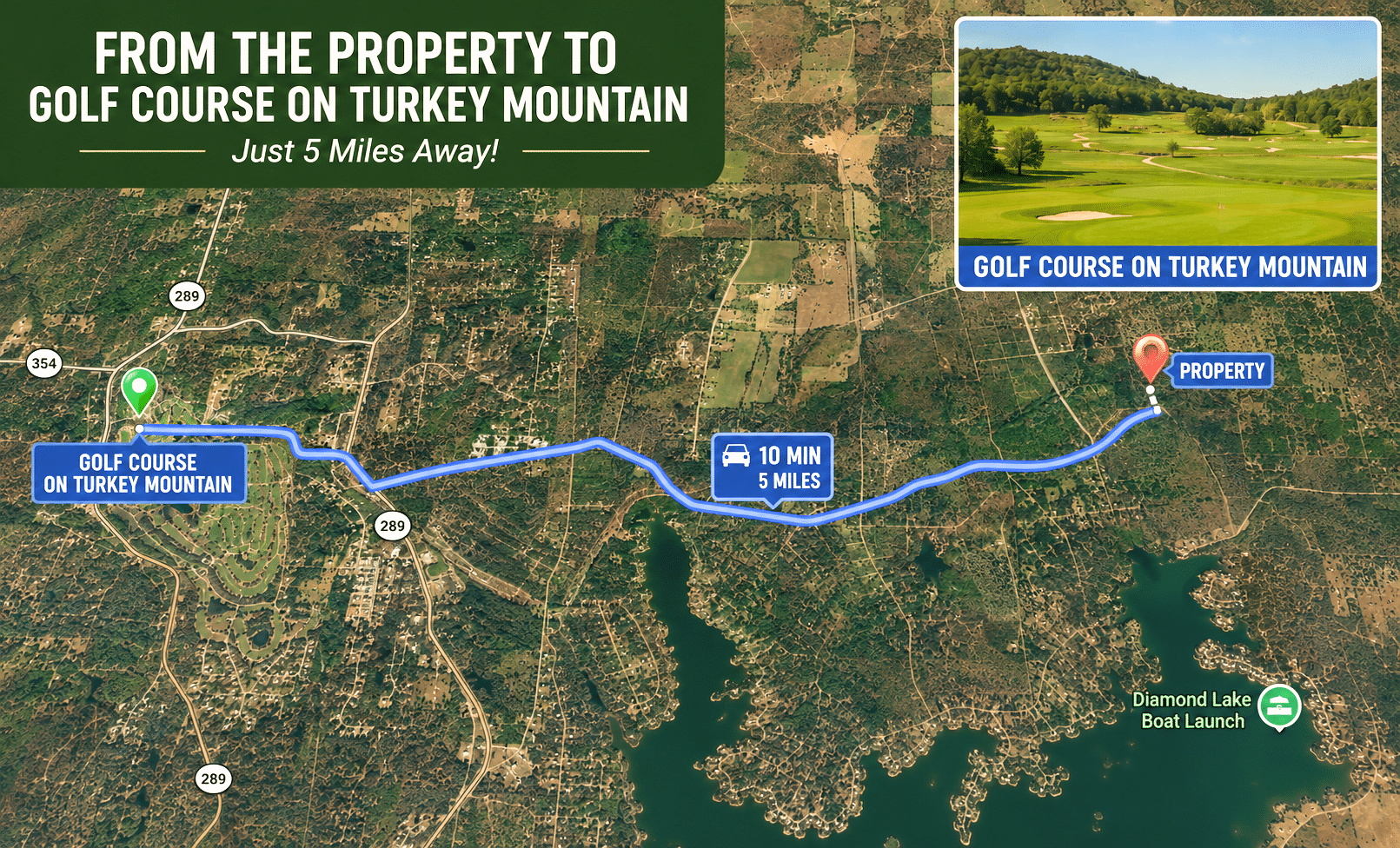 15 1.05 Acre Land for Sale in Arkansas Near to Lake
