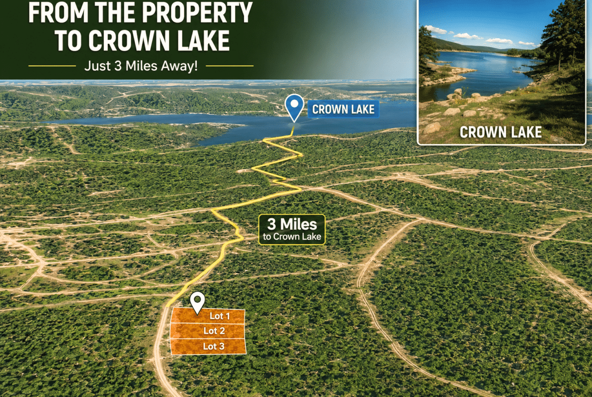 1.05 Acre Land for Sale in Arkansas Near to Lake