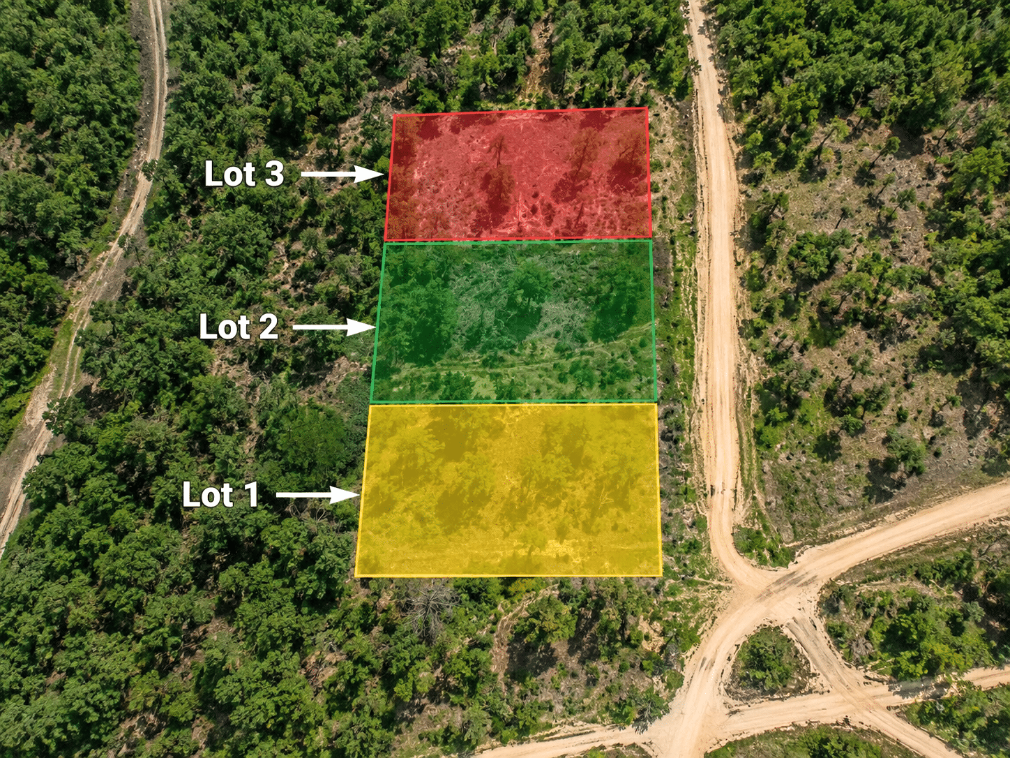 3 1.05 Acre Land for Sale in Arkansas Near to Lake
