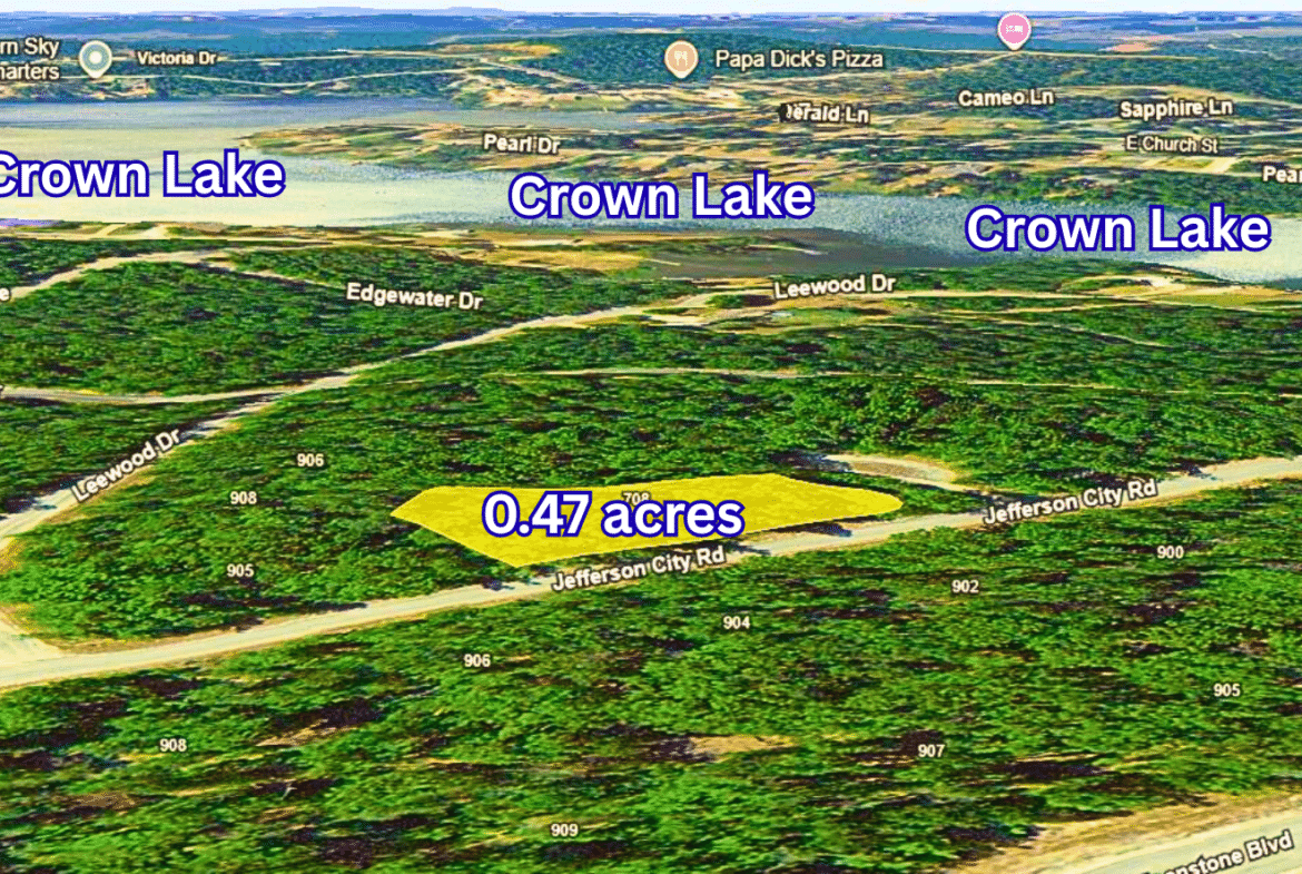 Wooded 0.47 Acre Near Crown Lake – Horseshoe Bend, AR! $145/Month!