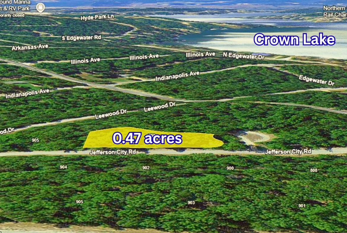 Wooded 0.47 Acre Near Crown Lake – Horseshoe Bend, AR! $145/Month!