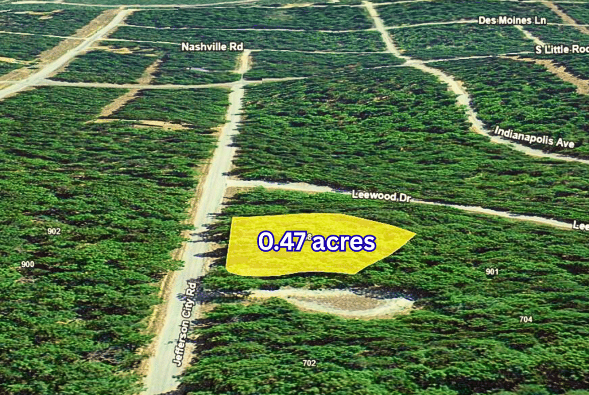 Wooded 0.47 Acre Near Crown Lake – Horseshoe Bend, AR! $145/Month!