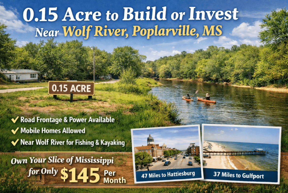 SOLD – 0.15 Acre to Build w/ Power Near Wolf River