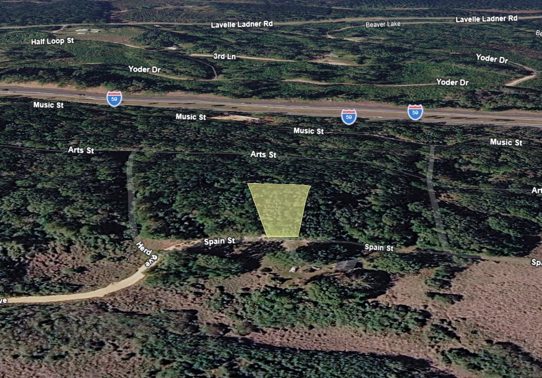 0.28 Acre Wooded Lot Near Lake!