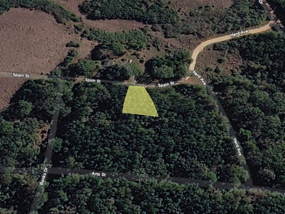0.28 Acre Wooded Lot Near Lake!