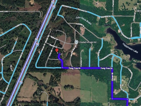 0.28 Acre Wooded Lot Near Lake!