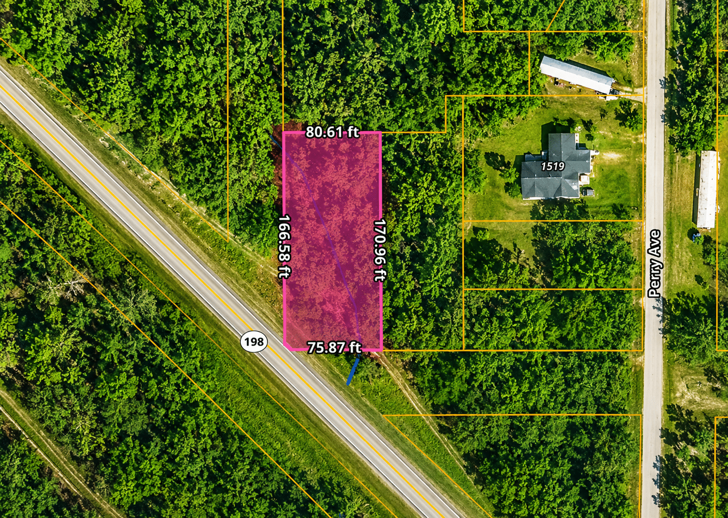 9 0.31 Acres with Highway Frontage & a Peaceful Creek!