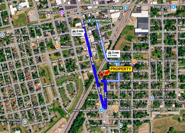 Greenwood Mississippi Land for Sale – 0.0574 Acres