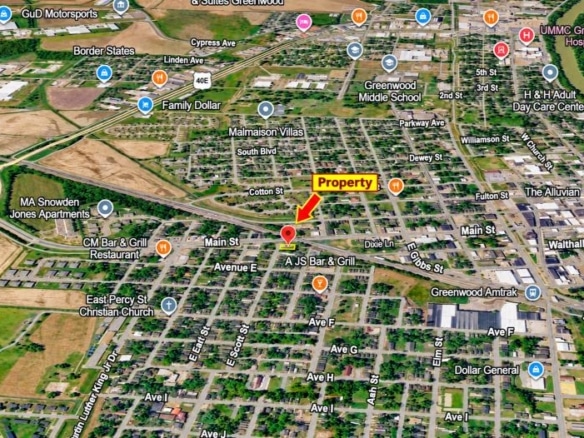 Greenwood Mississippi Land for Sale – 0.0574 Acres